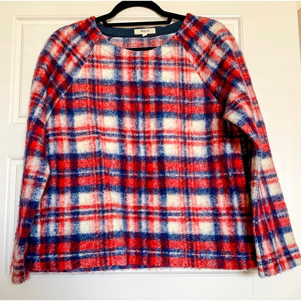 Madewell Plaid Heavy Weight Sweater